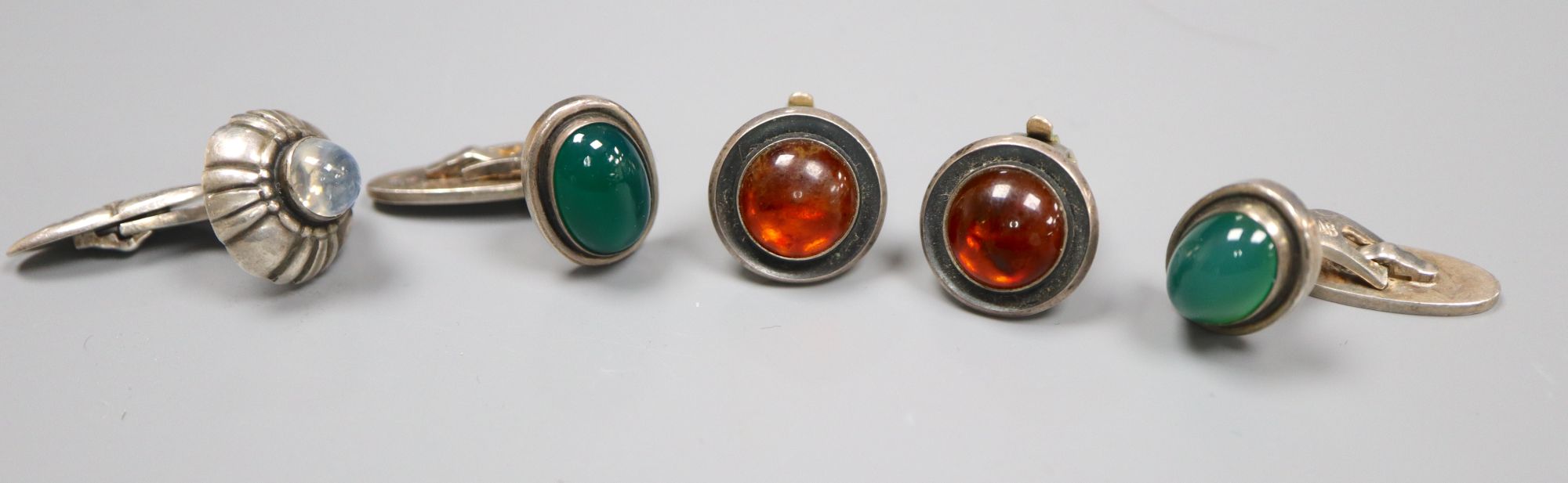 Jensen cufflinks etc.